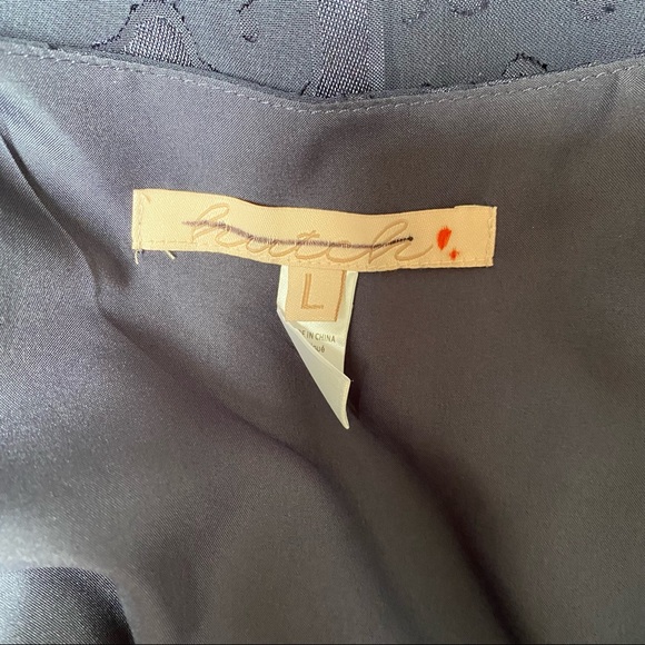 BHLDN Hutch Alden Dress in Midnight Size L NWOT - Picture 12 of 14